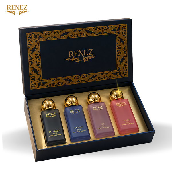 Renez Luxury Perfume Gift Set – Extrait De Parfum Collection (4 x 20ml)